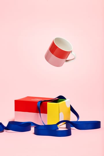 Vuokko mug 35 cl - 2-color pink-red - Arabia