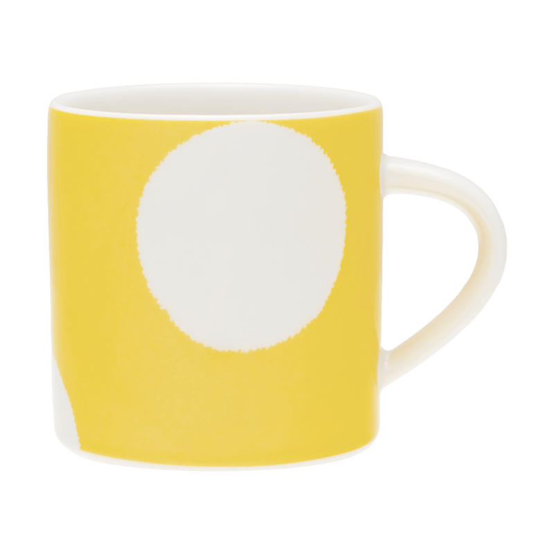 Arabia Vuokko mug 35 cl Kraklee yellow