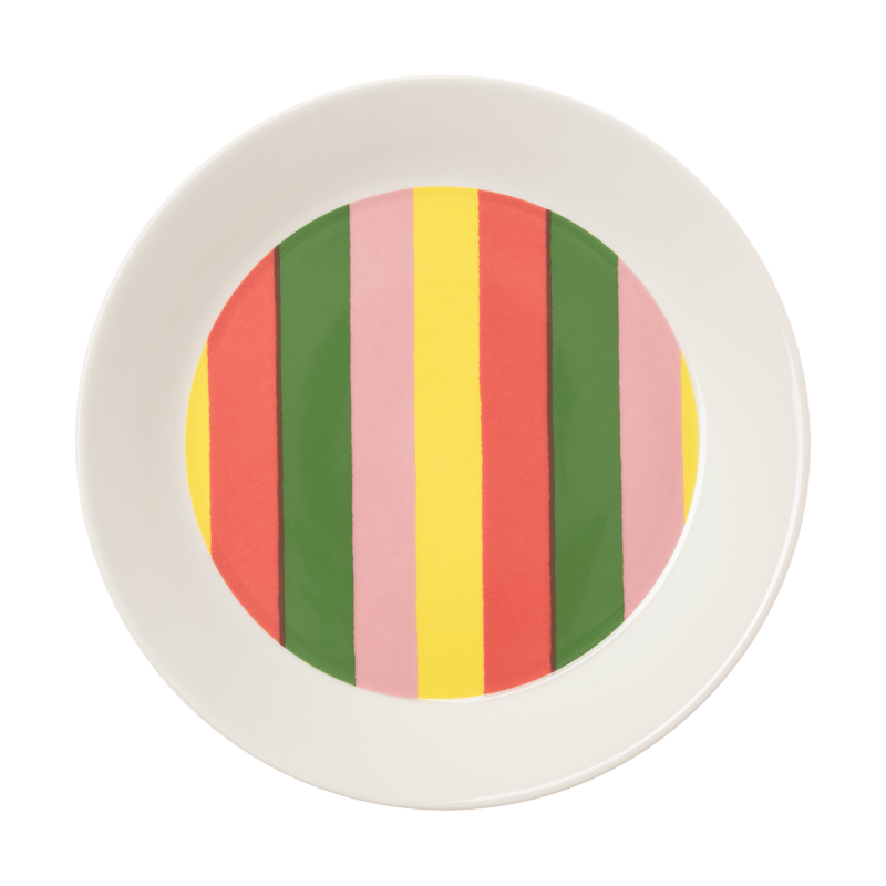 Arabia Vuokko plate Ø22 cm Small 4-strip