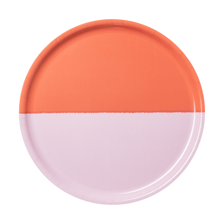 Vuokko tray Ø35 cm, 2-color pink-red Arabia