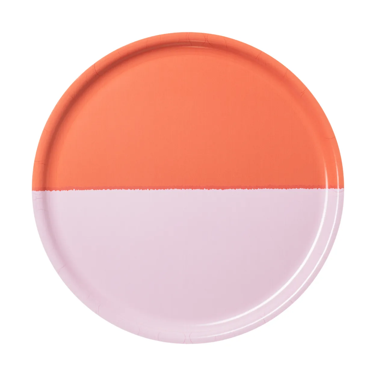 Arabia Vuokko tray o35 cm 2-color pink-red | Scandinavian Design | Paper napkins | Multi
