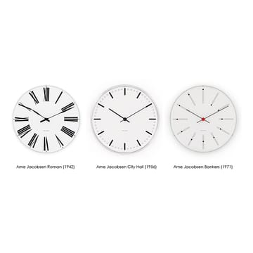 Arne Jacobsen Bankers wall clock - Ø 290 mm - Arne Jacobsen
