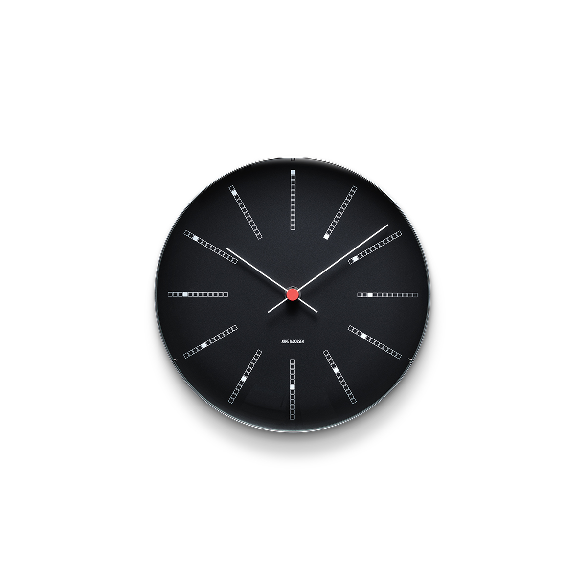 AJ Bankers clock black, Ø 21 cm
