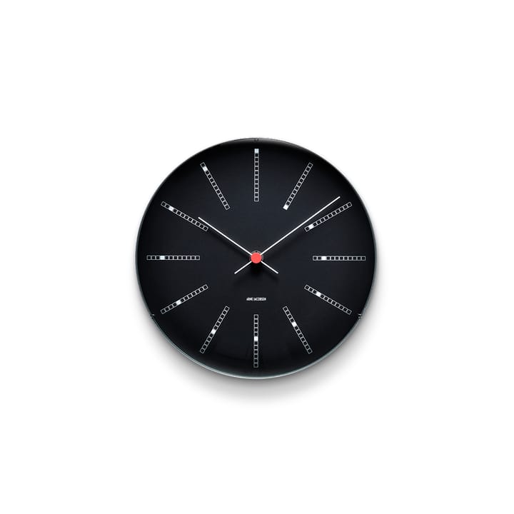 AJ Bankers clock black - Ø 21 cm - Arne Jacobsen Clocks