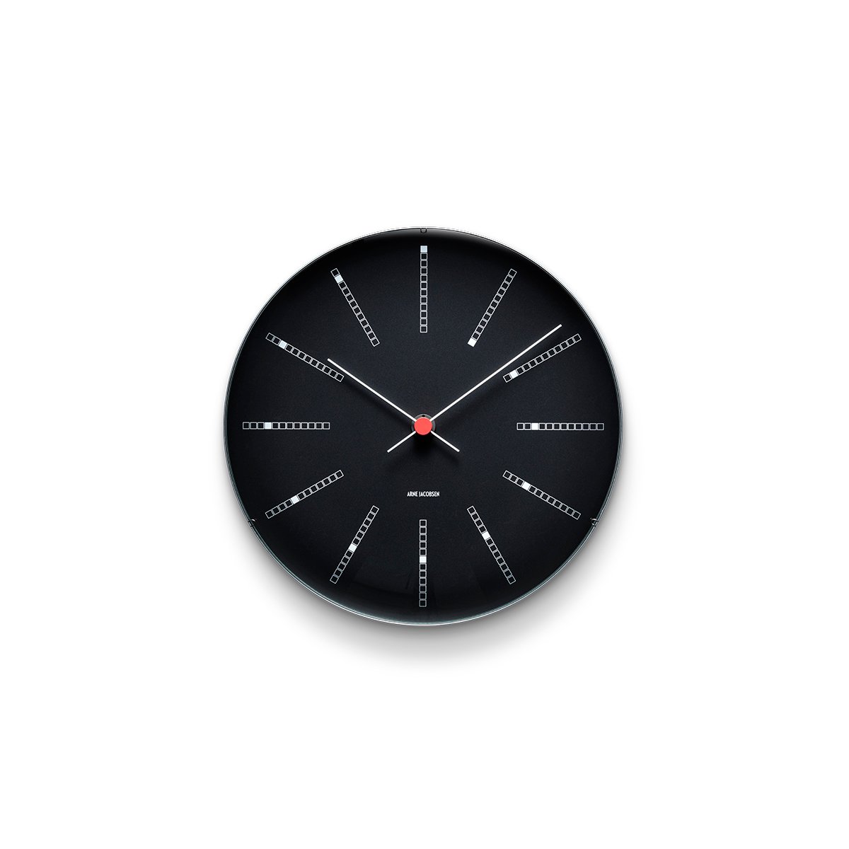 Arne Jacobsen Clocks AJ Bankers clock black o 21 cm