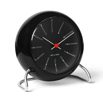 AJ Bankers table clock - Black - Arne Jacobsen Clocks