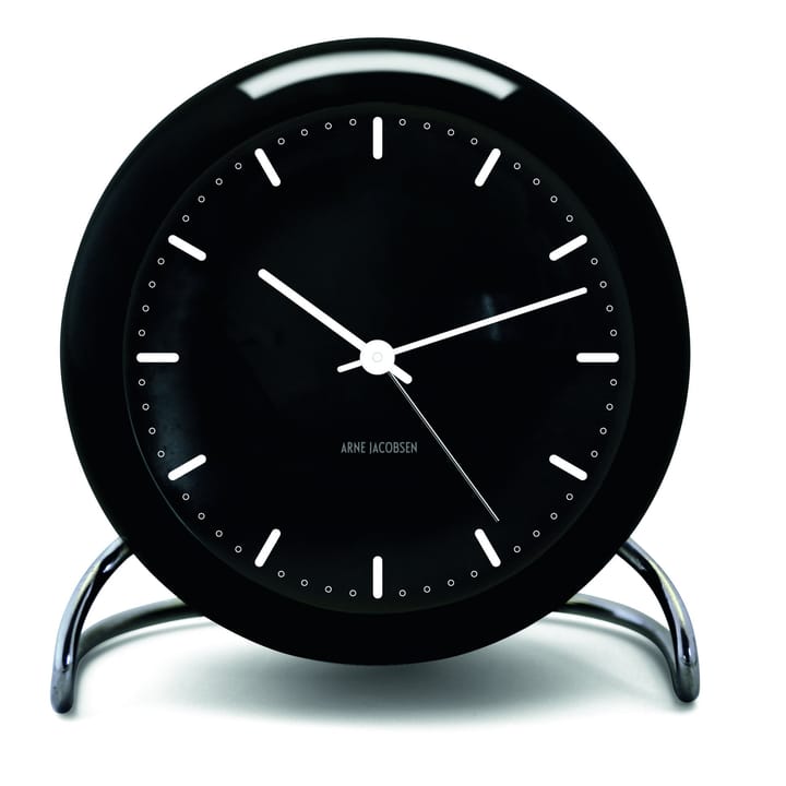 AJ City Hall table clock - black - Arne Jacobsen Clocks