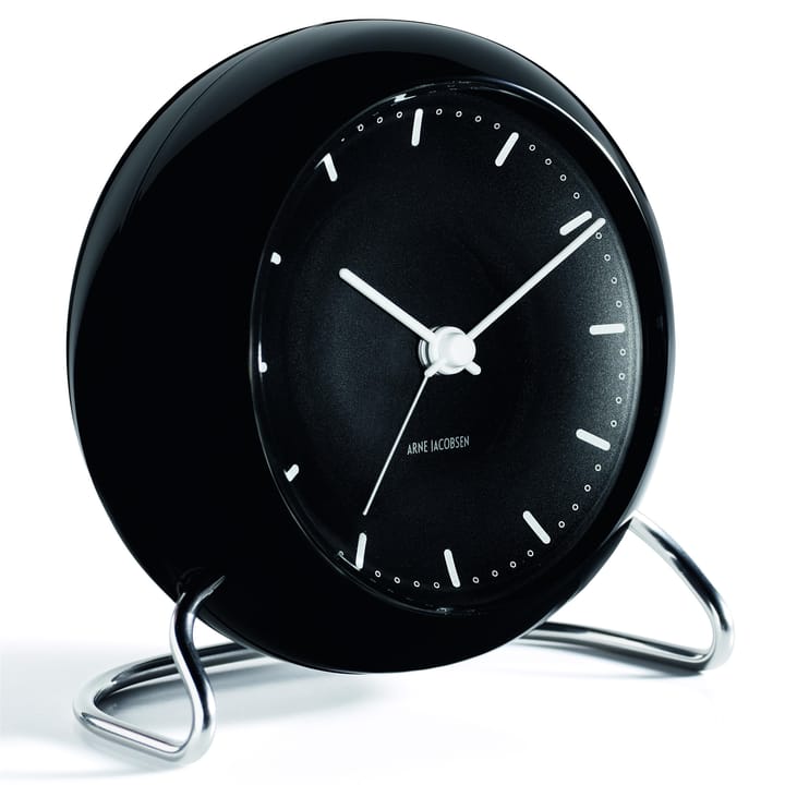 AJ City Hall table clock - black - Arne Jacobsen Clocks