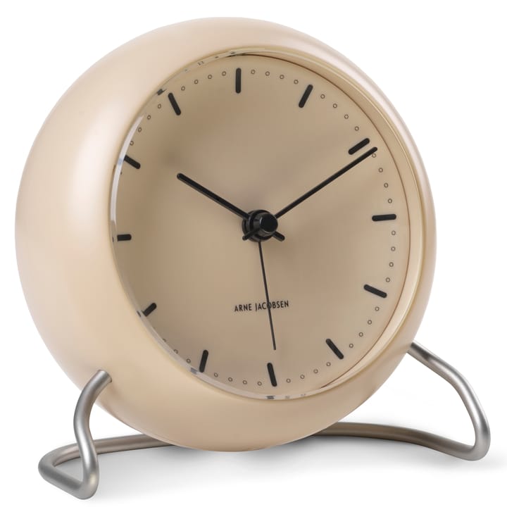 AJ City Hall table clock - sandy beige - Arne Jacobsen Clocks