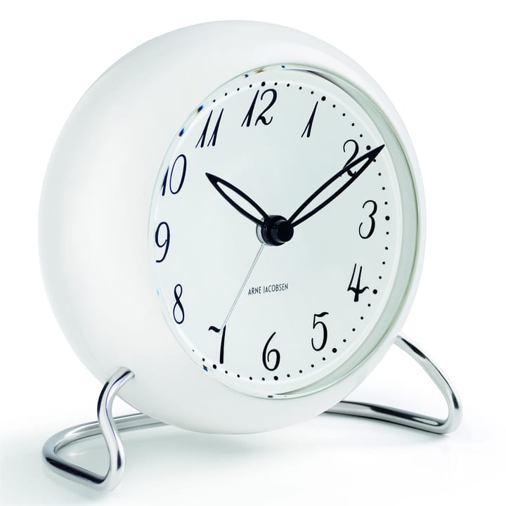 AJ LK table clock - white - Arne Jacobsen Clocks