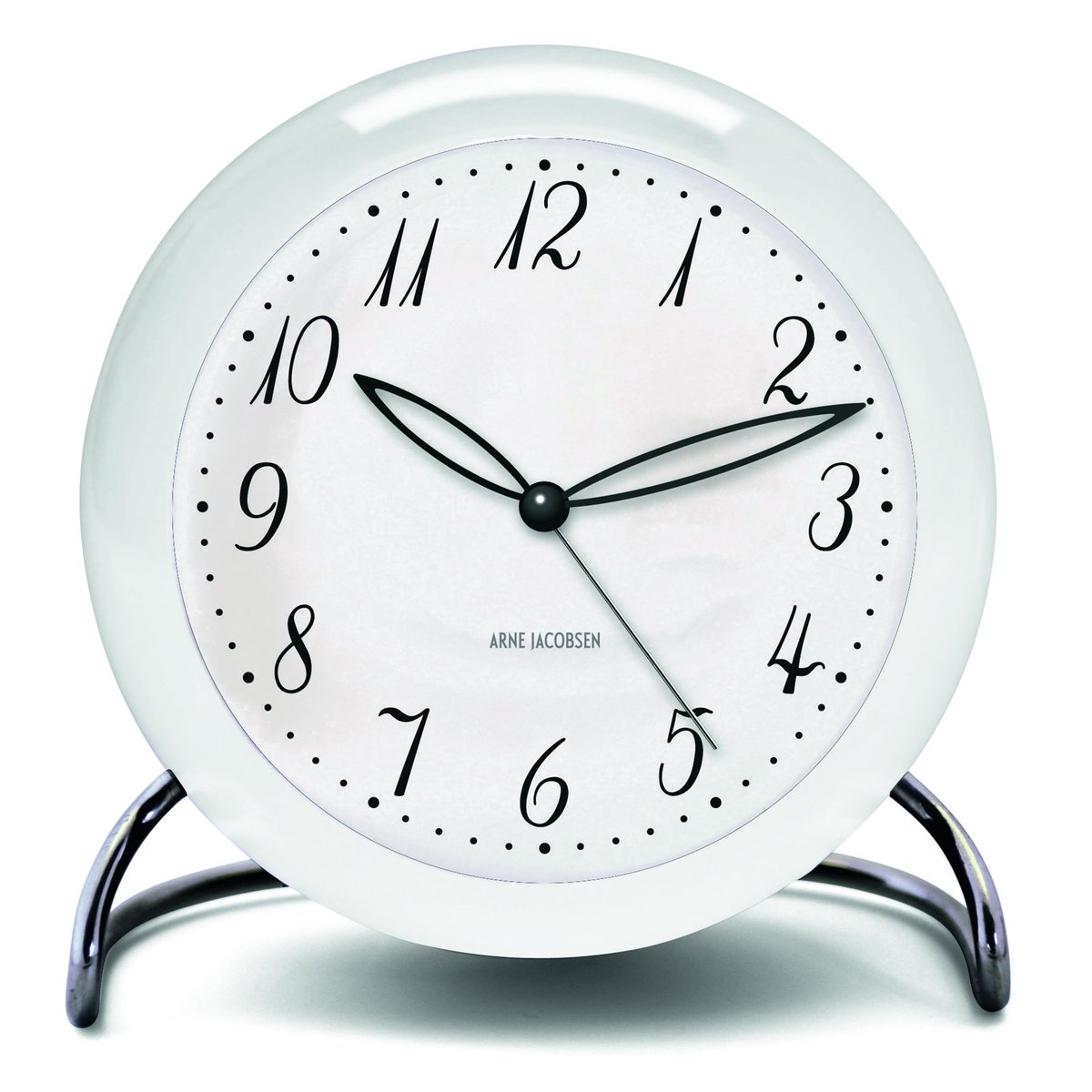 Arne Jacobsen Clocks AJ LK table clock white | Scandinavian Design | Mantel & table clocks | White