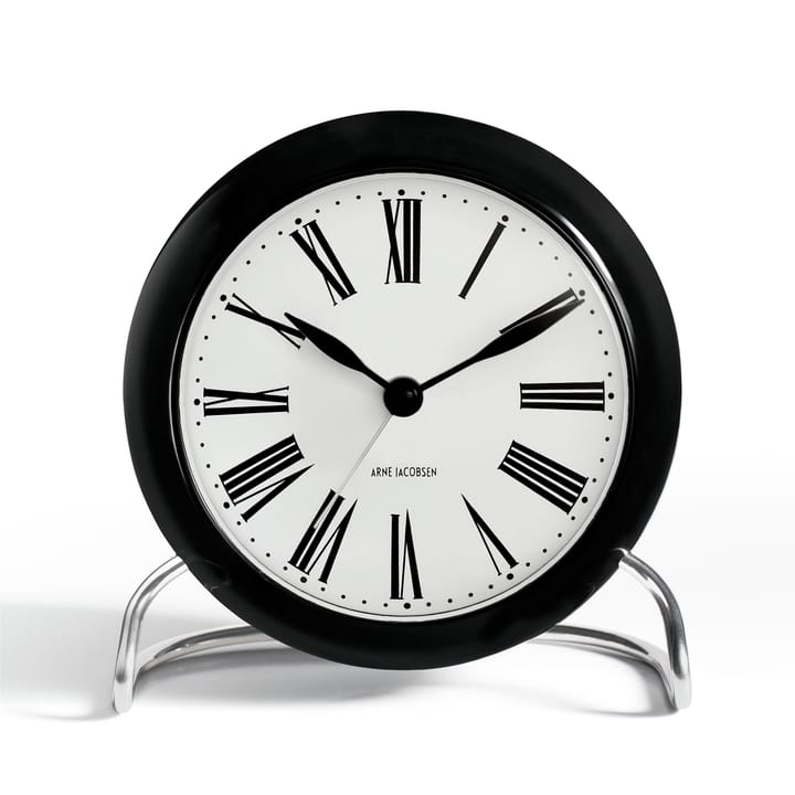 AJ Roman table clock - black - Arne Jacobsen Clocks