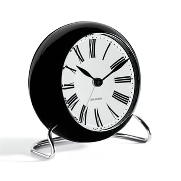 AJ Roman table clock - black - Arne Jacobsen Clocks