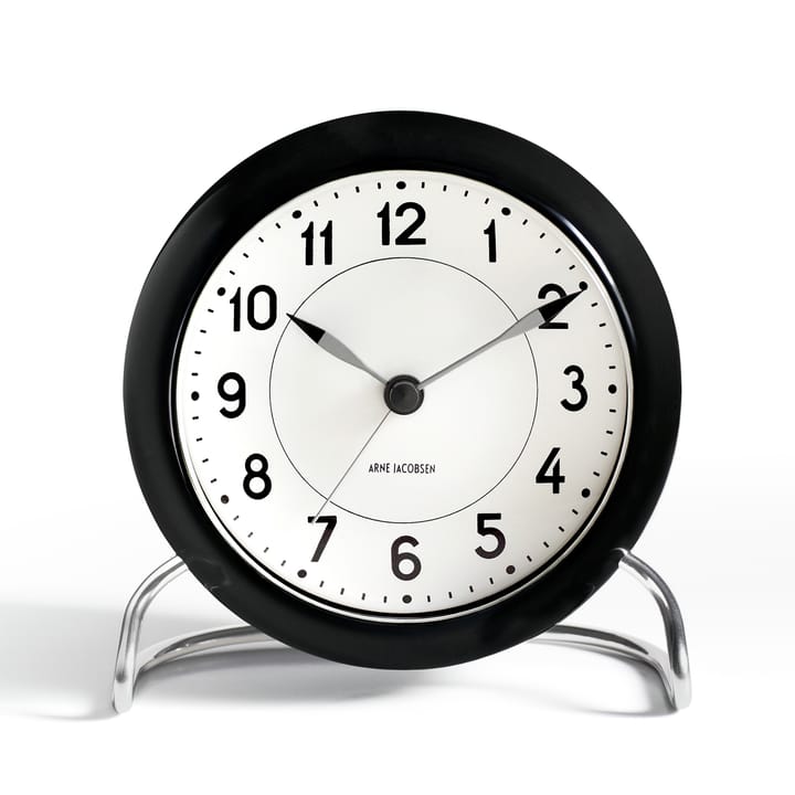 AJ Station table clock - black - Arne Jacobsen Clocks