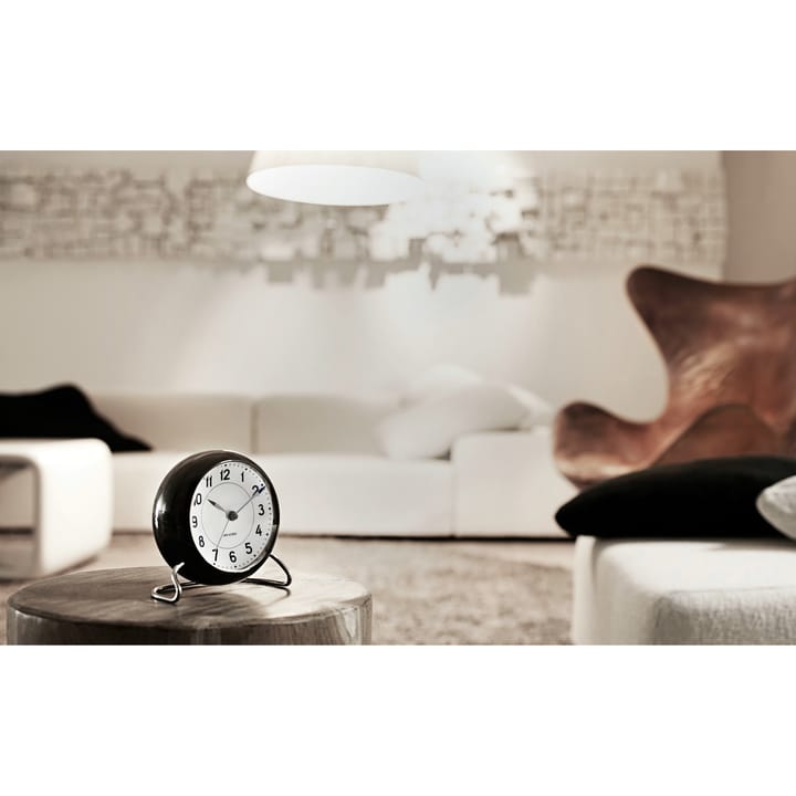 AJ Station table clock - black - Arne Jacobsen Clocks