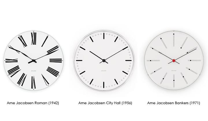 Arne Jacobsen Bankers wall clock - Ø 160 mm - Arne Jacobsen Clocks