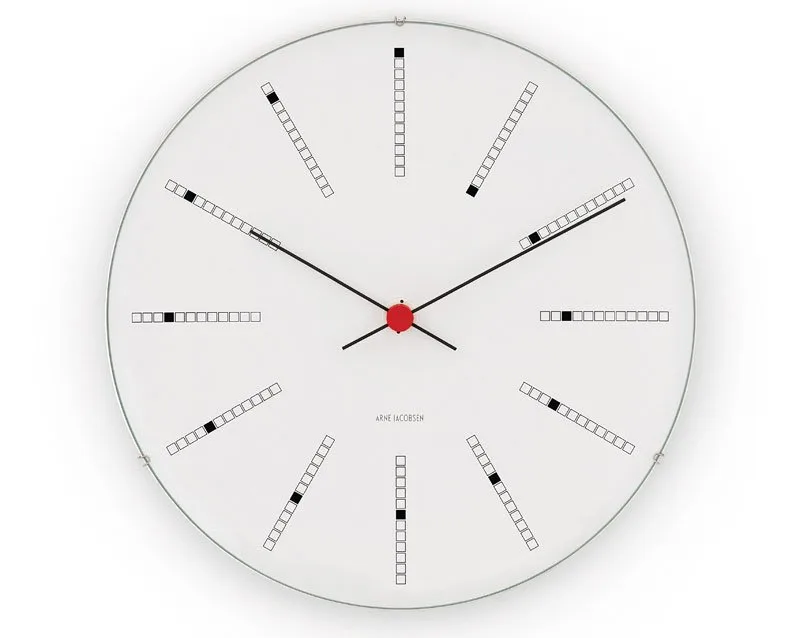Arne Jacobsen Bankers wall clock, Ø 210 mm Arne Jacobsen Clocks