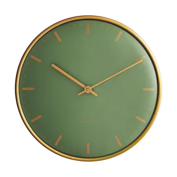 Arne Jacobsen City Hall - Green, Ø21 cm - Arne Jacobsen Clocks