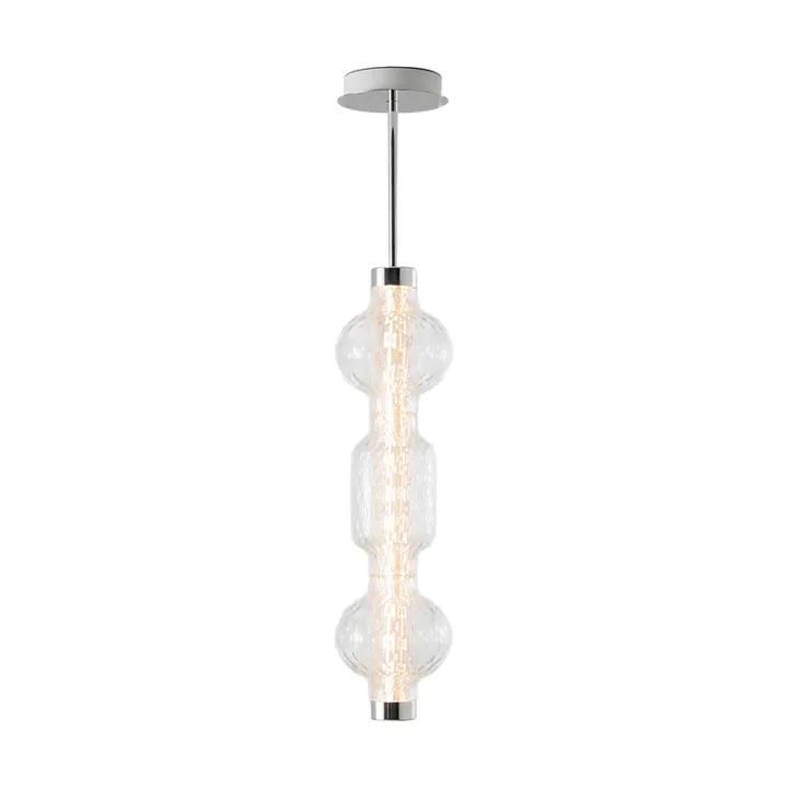 Alambicco vertical pendant, app-controlled - 3 glass domes - Artemide