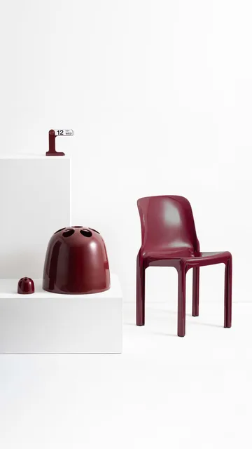 Dedalo umbrella stand - Ruby red - Artemide