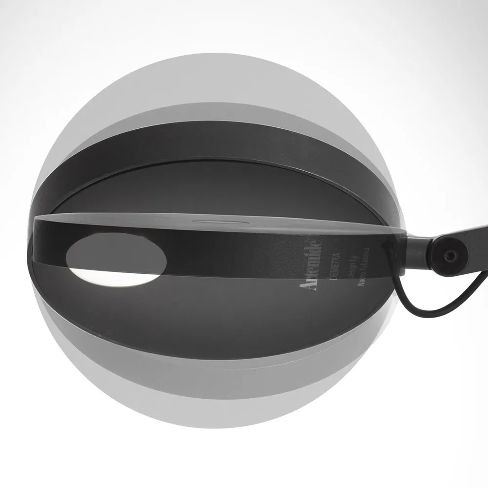 Demetra table lamp - Glossy black,  Artemide