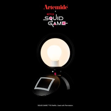 Eclisse x Squid Game table lamp Special Edition - Guard black - Artemide