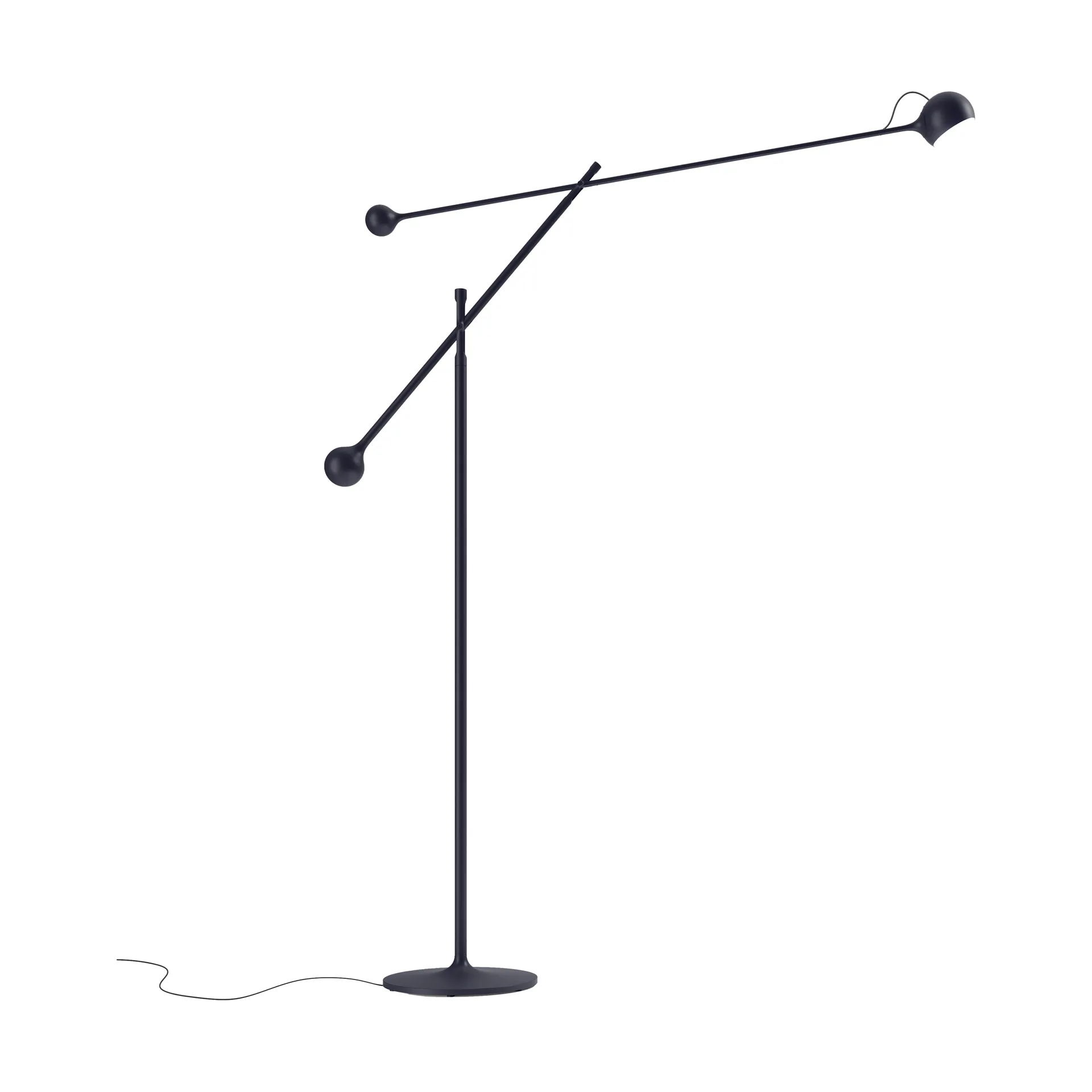 Ixa floor lamp, Anthracite Artemide