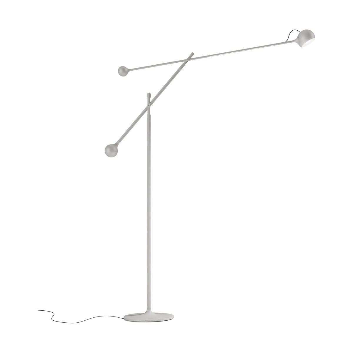 Artemide Ixa floor lamp White-grey | Scandinavian Design | Floor lamps | Grey