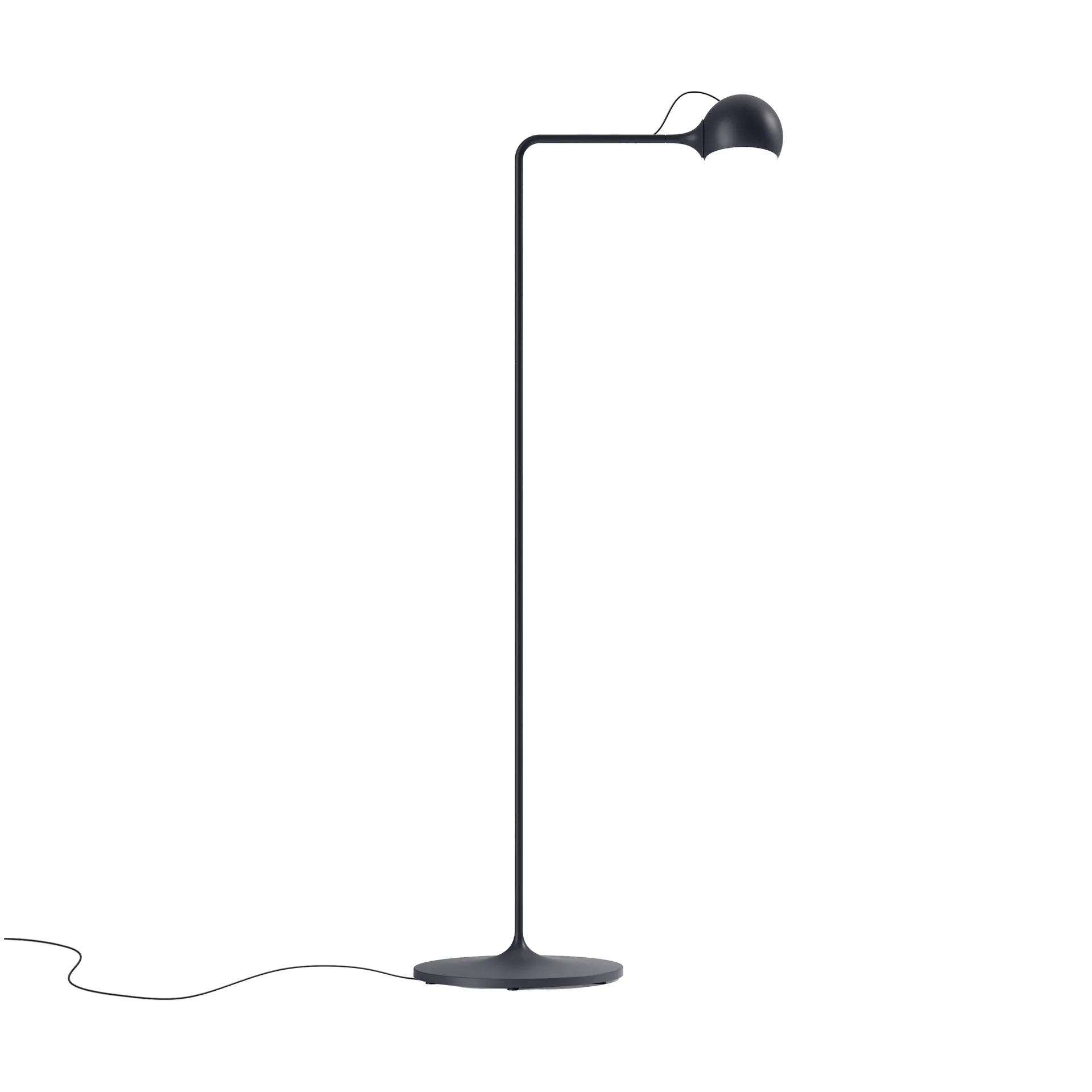Ixa Reading Floor Lamp, Anthracite Artemide