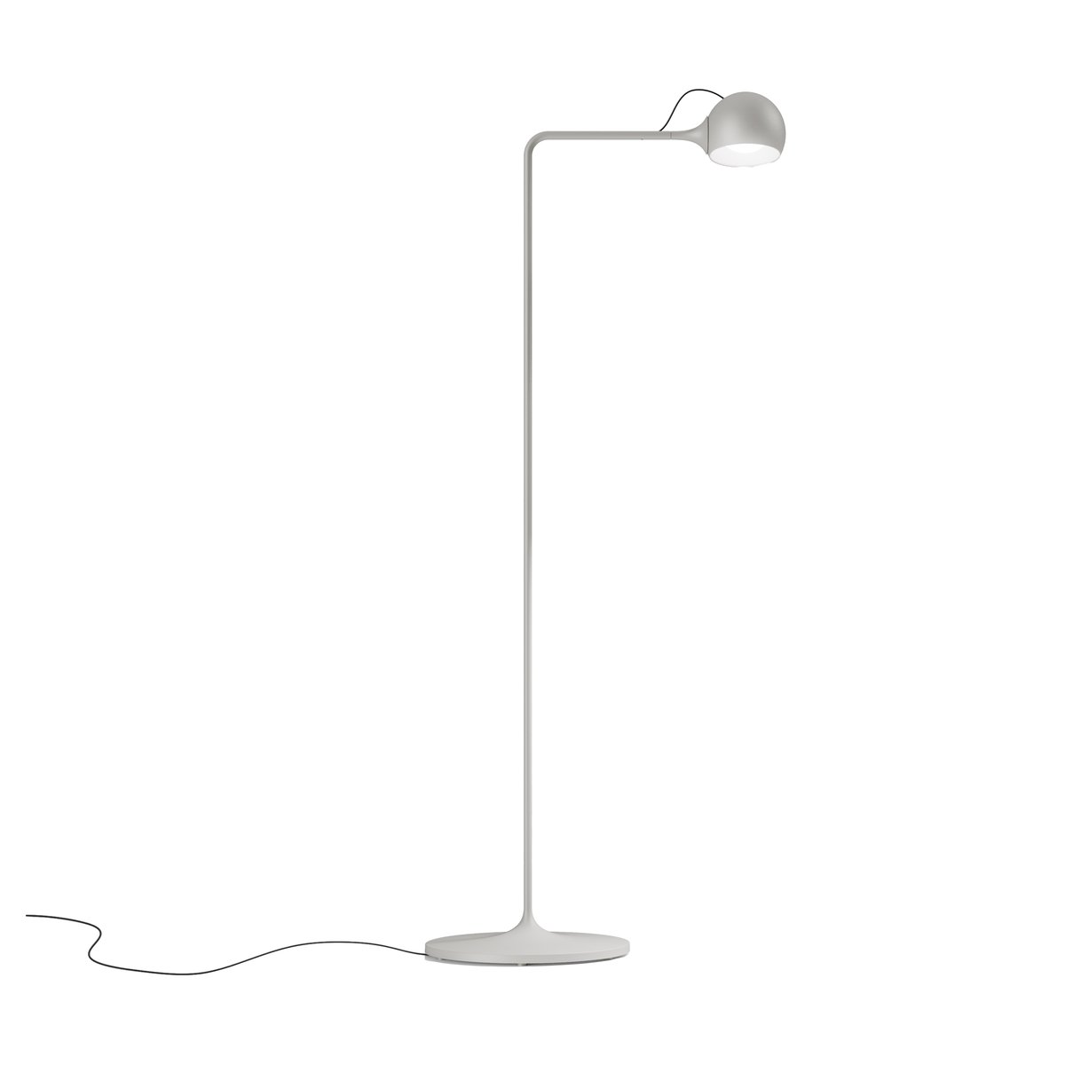 Artemide Ixa Reading Floor Lamp White-grey | Scandinavian Design | Floor lamps | Grey