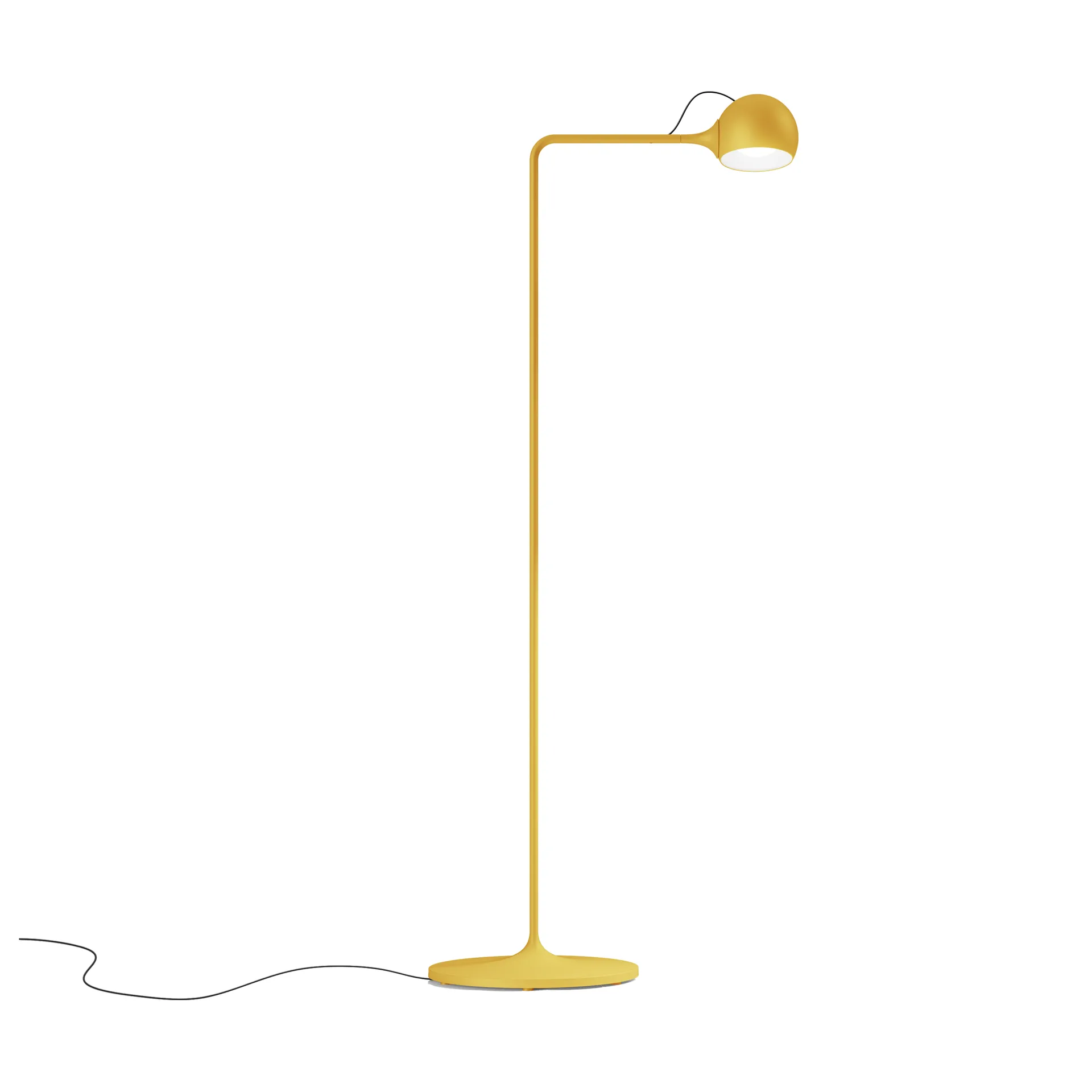 Ixa Reading Floor Lamp, Yellow Artemide