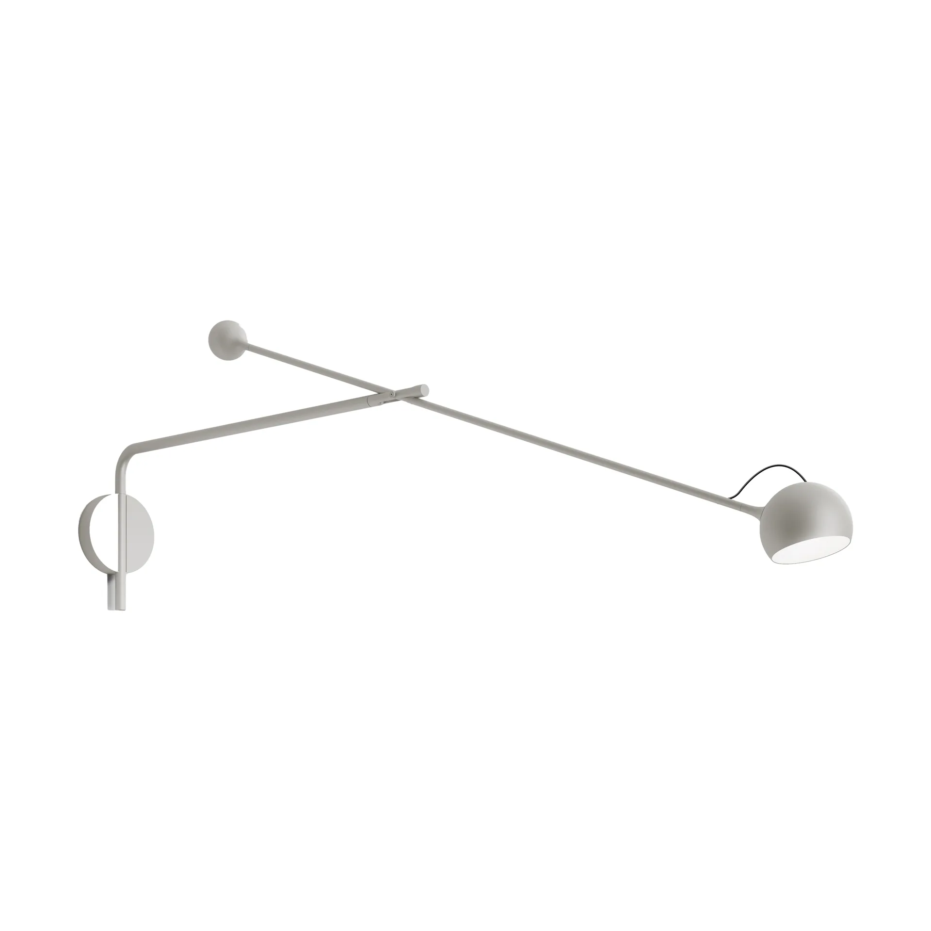 Ixa wall lamp L, White-grey Artemide