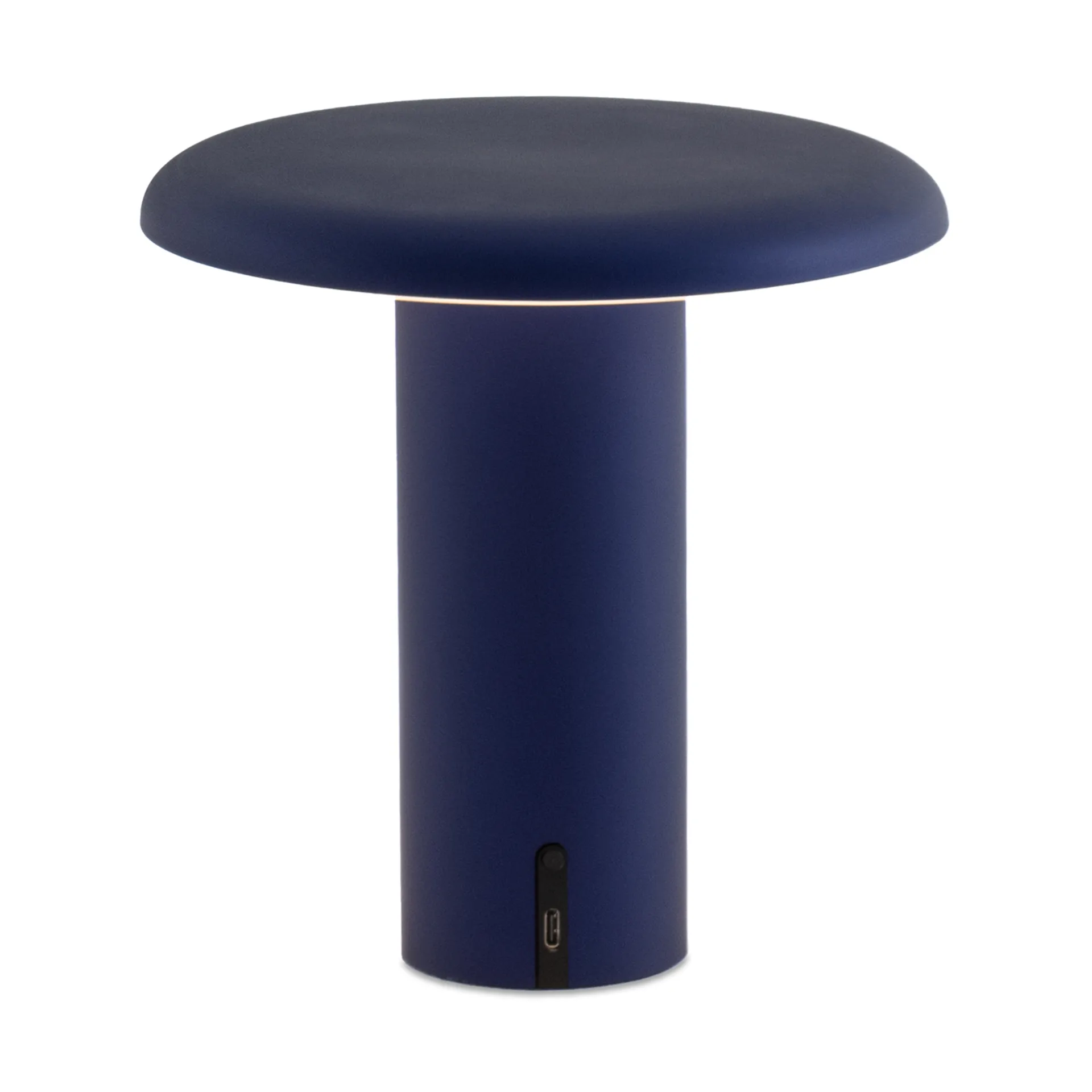 Takku portable table lamp 19 cm, Anodized blue Artemide