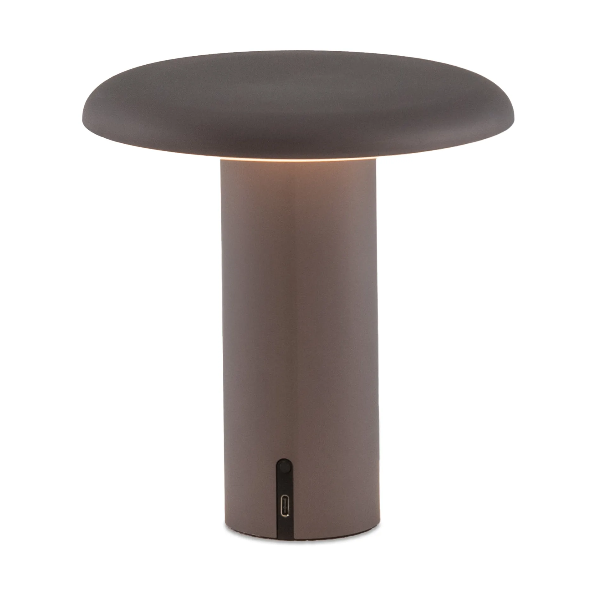 Takku portable table lamp 19 cm, Anodized grey Artemide