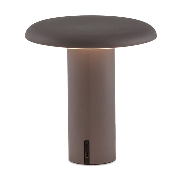 Takku portable table lamp 19 cm - Anodized grey - Artemide