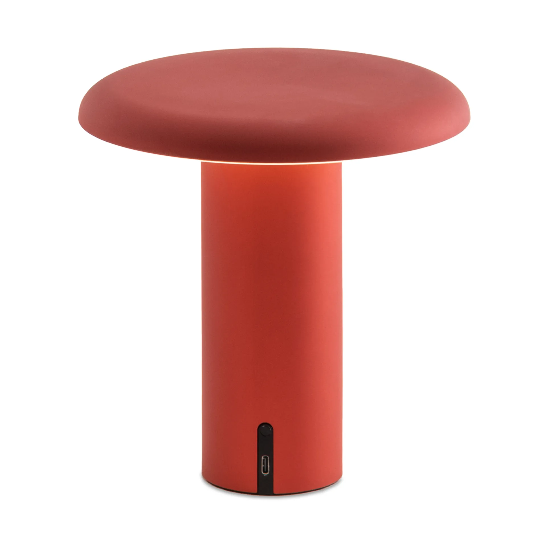 Takku portable table lamp 19 cm, Anodized red Artemide