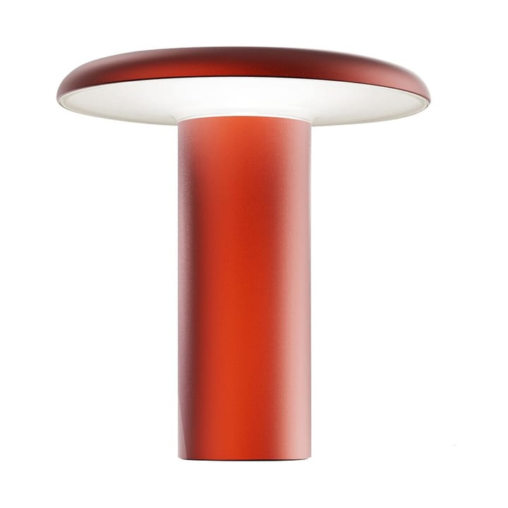 Takku portable table lamp 19 cm - Anodized red - Artemide