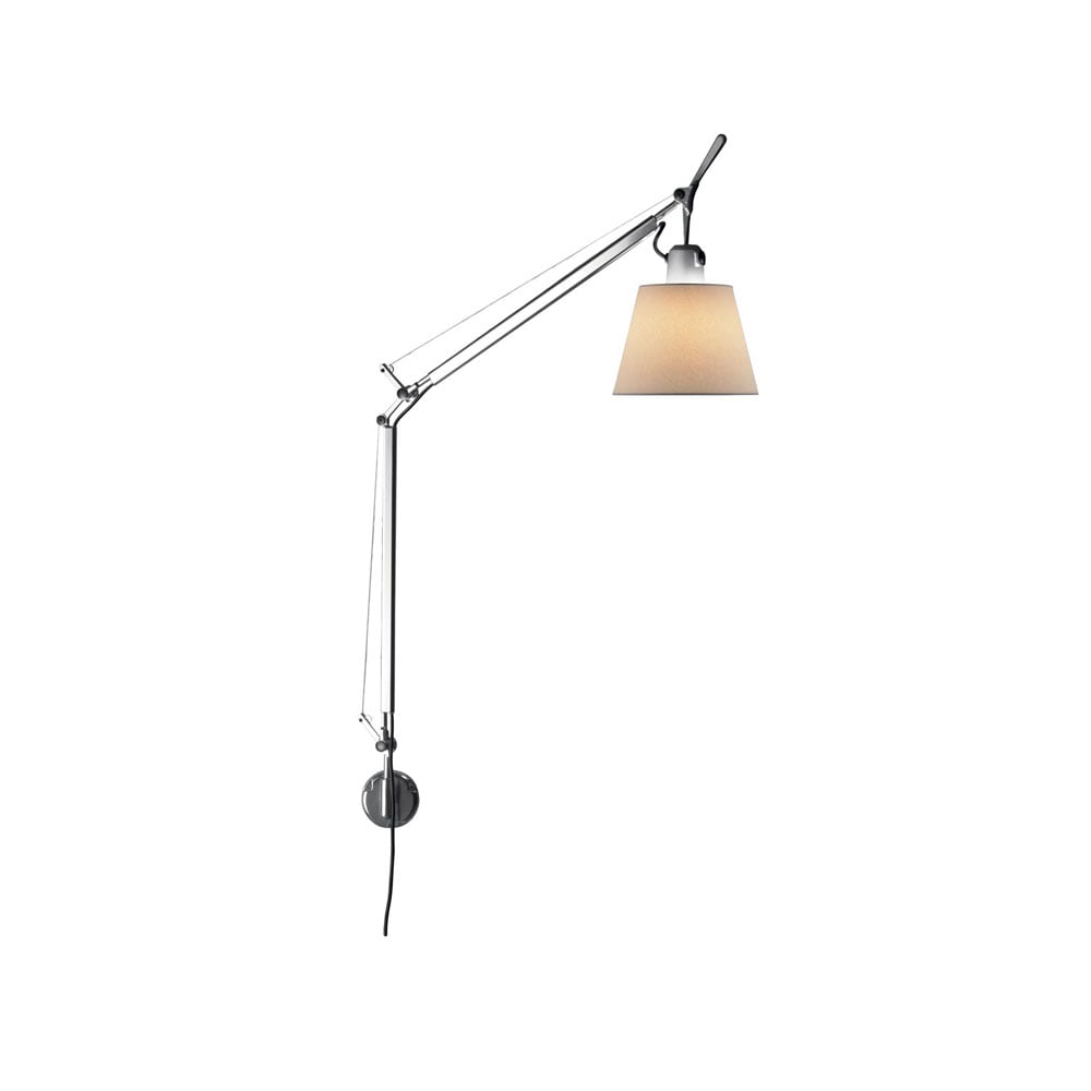 Artemide Tolomeo Basculante wall lamp Parchment | Scandinavian Design | Wall lights | Silver-coloured