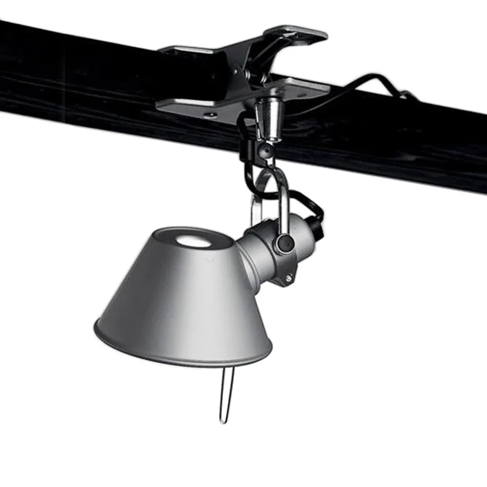Artemide Tolomeo clip wall lamp Aluminum, led | Scandinavian Design | Wall lights | Silver-coloured