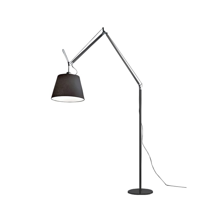 Tolomeo Mega floor lamp - Black-black, ø42cm - Artemide