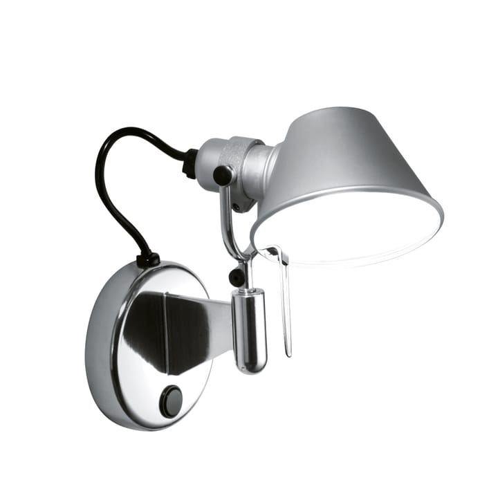 Tolomeo Micro Faretto wall lamp - Aluminium, with on-off button - Artemide