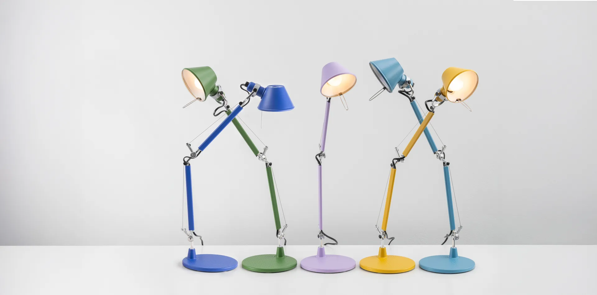 Tolomeo micro table lamp, Lavender Artemide