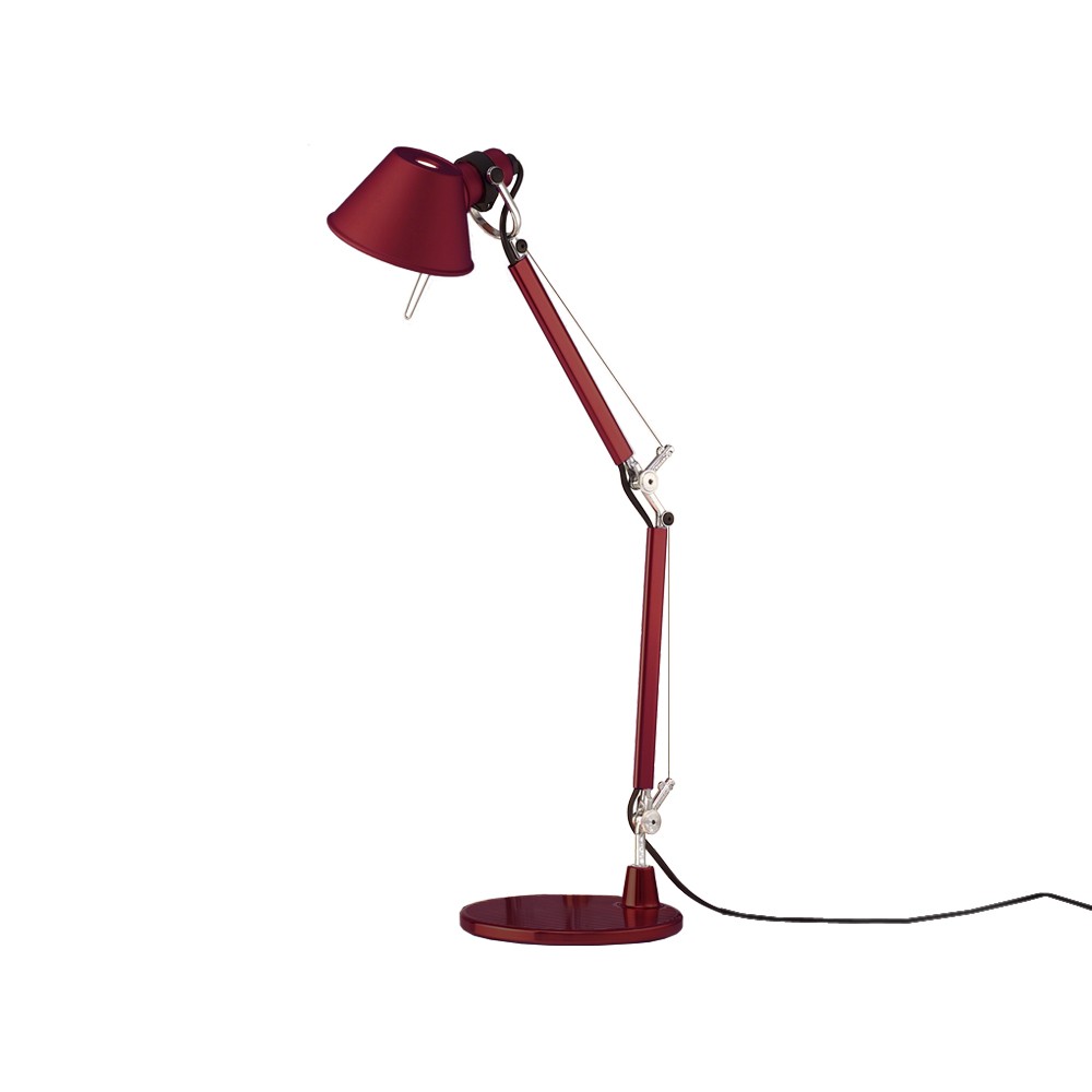 Artemide Tolomeo micro table lamp Red | Scandinavian Design | Desk & table lamps | Red