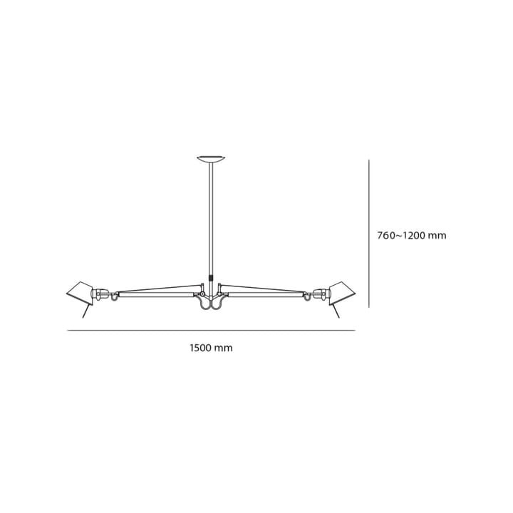 Tolomeo pendant, Aluminium Artemide