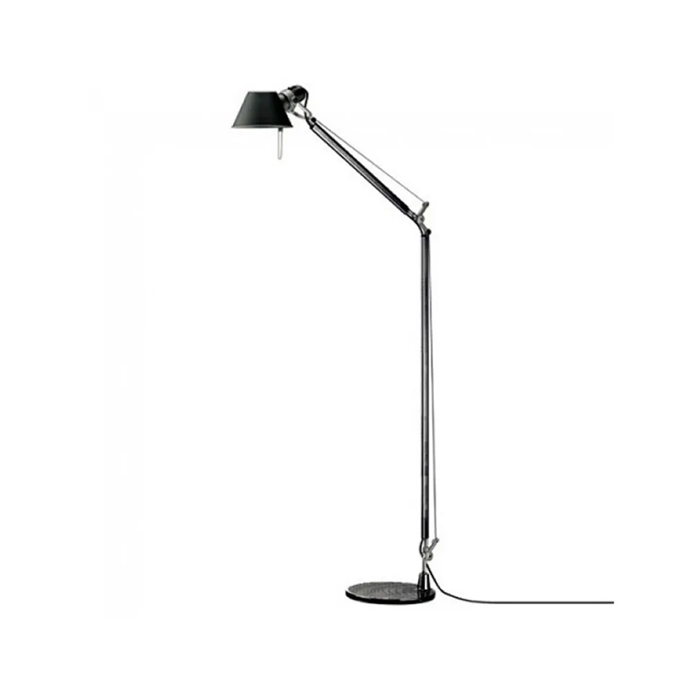 Tolomeo Reading floor lamp E27, Black Artemide