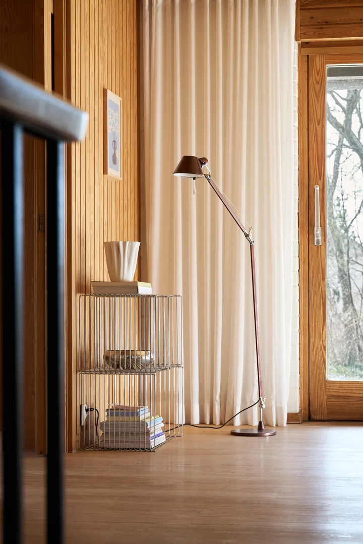Tolomeo Reading floor lamp E27 special edition - Brown metallic
