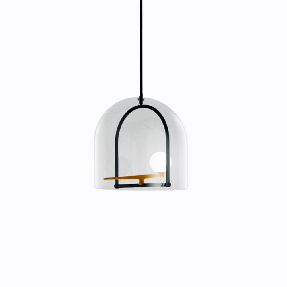 Artemide Yanzi S pendant Black brass | Scandinavian Design | Pendant lamps | Gold-coloured