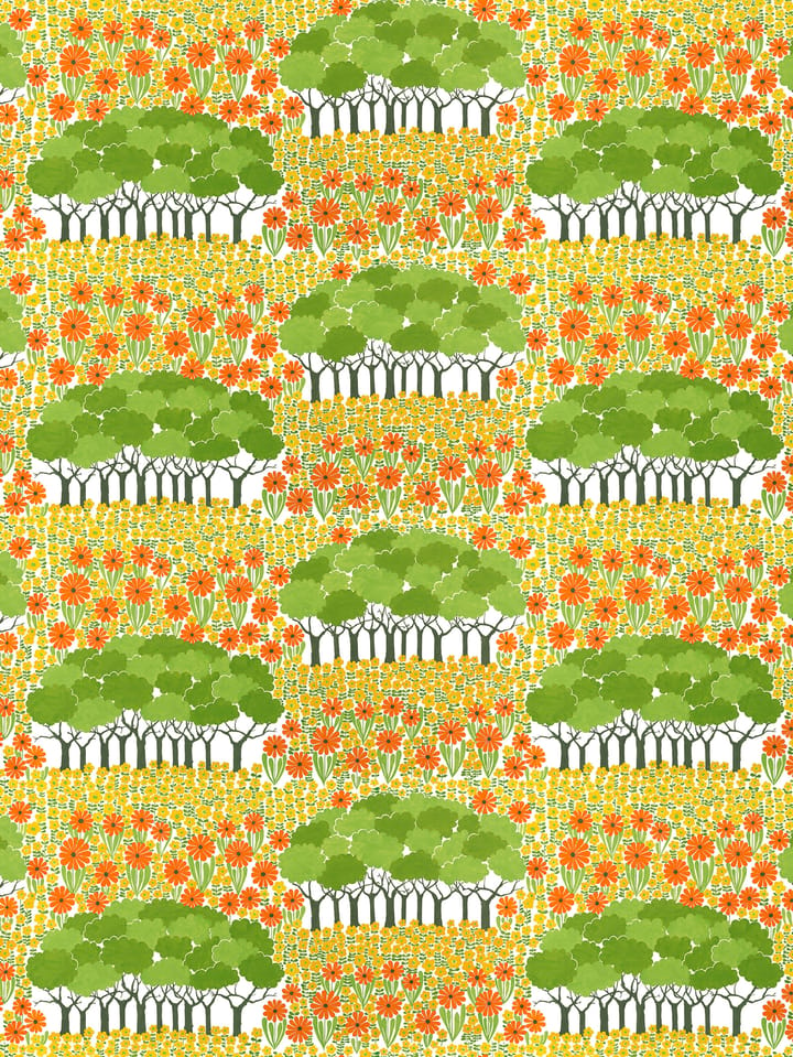 Allé fabric - Yellow-green - Arvidssons Textil