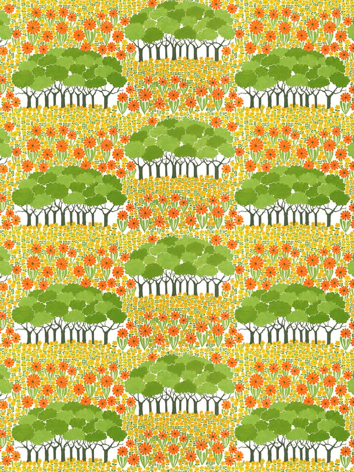 Allé oilcloth - Yellow-green - Arvidssons Textil