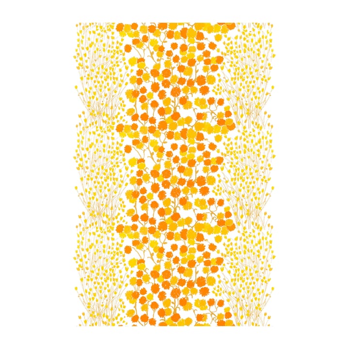 Ängen fabric, Yellow-orange Arvidssons Textil